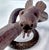 American Arts & Crafts, Monkey & Snake Wrought-Iron Door Knocker For Sale - Image 4 of 18