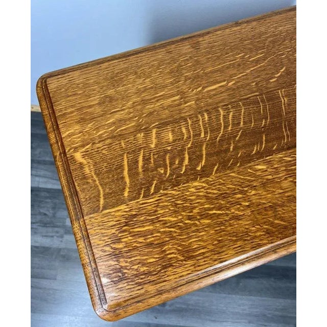 Wood Vintage French Louis XVI Style Oak Nightstand For Sale - Image 7 of 9