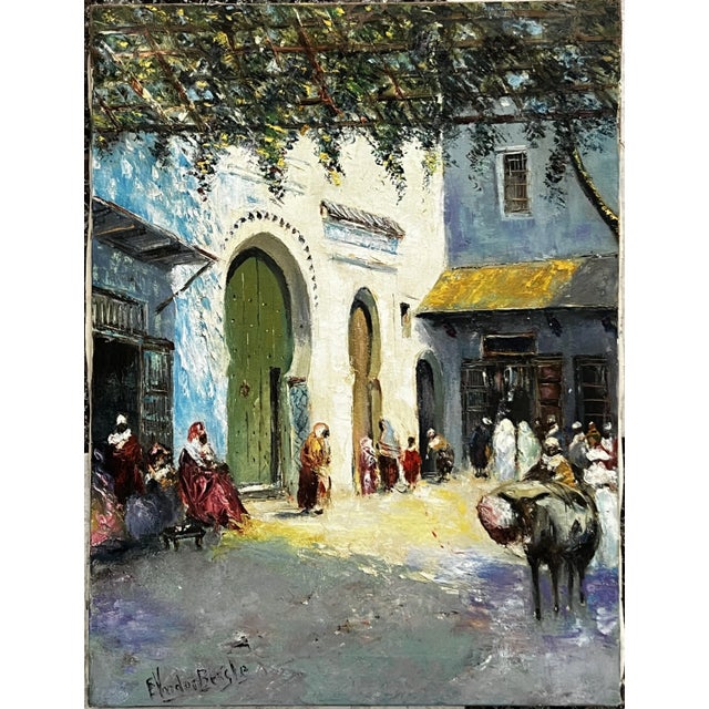 René Alphonse Van Den Berghe, Erik the Belgian, 1990s, Oil on Canvas For Sale - Image 6 of 6