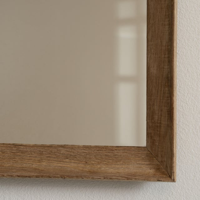 19th Century 19th Century French Tan Oak Mirror For Sale - Image 5 of 15