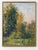 This reproduction Autumn landscape art print of Camille Pissarro’s Paysage avec deux personnages, Éragny, automne (1902)...