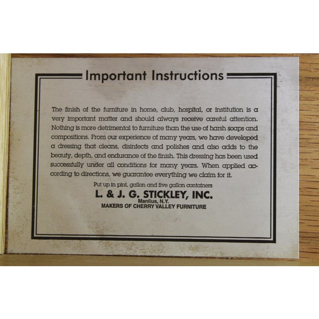 Stickley Mission Oak 4 Drawer Dresser For Sale - Image 16 of 16