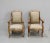 Wood Set of Small Antique Louis Philippe Armchairs For Sale - Image 7 of 13