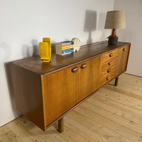 Mid-Century English Teak Sideboard, 1960s For Sale - Image 3 of 8