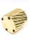 Vintage Brass Fluted Box With Ball Top MId Century Modern Desk Accessory, 1950's For Sale - Image 10 of 11