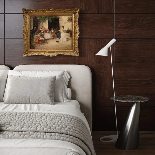 Gallegos, Flamenco Dancer, 1890, Oil on Panel, Framed For Sale - Image 15 of 16