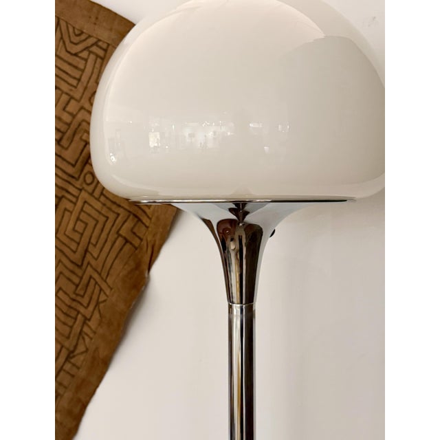 Mid-Century Modern Goffredo Reggiani Chrome & Glass Floorlamp For Sale - Image 3 of 6