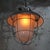 Industrial Vintage Industrial Black Enamel and Frosted Glass Pendant Light For Sale - Image 3 of 7