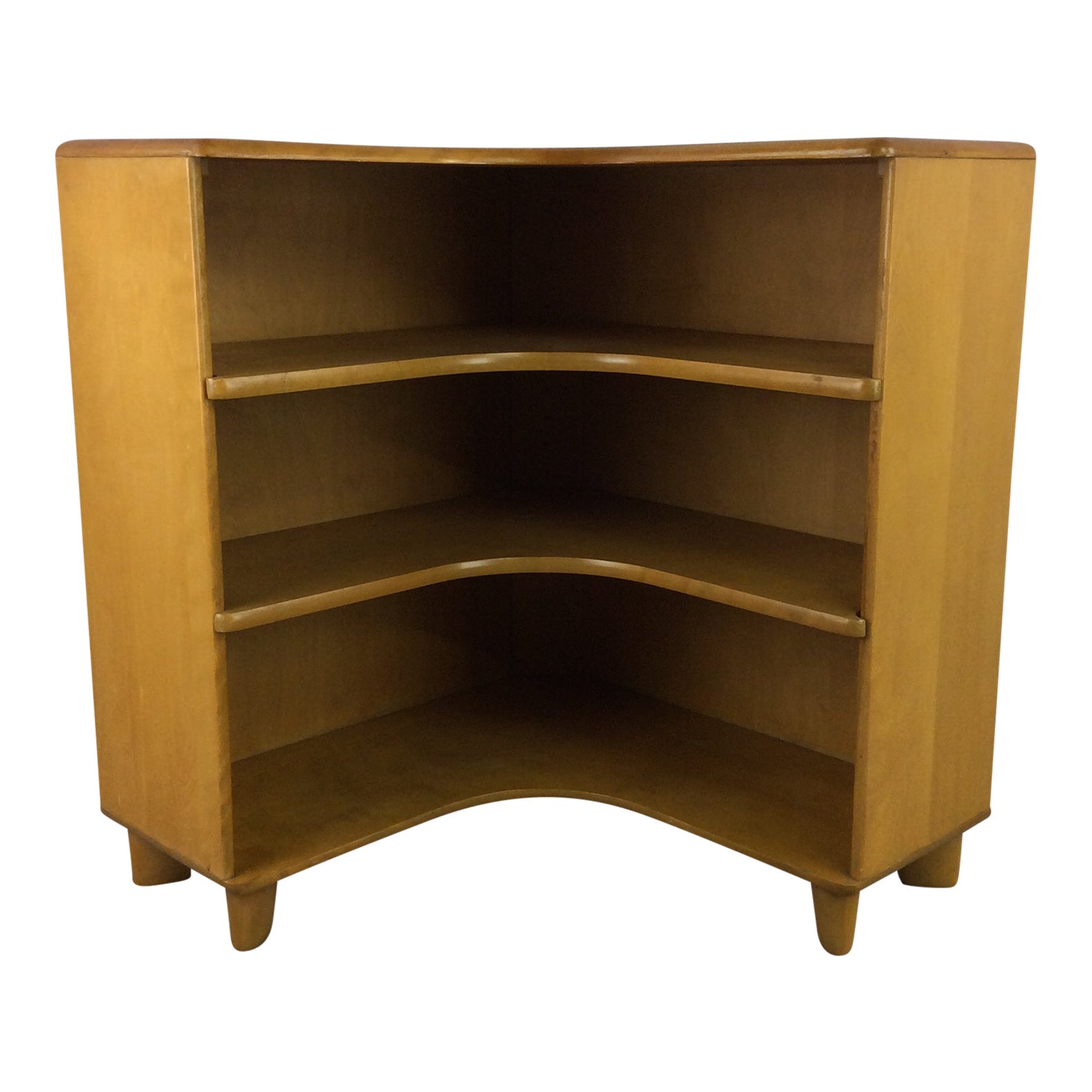 Mid Century Modern Corner Shelf by Heywood Wakefield Chairish