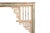 Indian King Size Headboard constructed from Antique Indian Architectural Components, featuring carved teakwood archway...