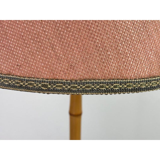Art Deco Bamboo Floor Lamp in the style of Josef Frank, 1940s For Sale - Image 10 of 11