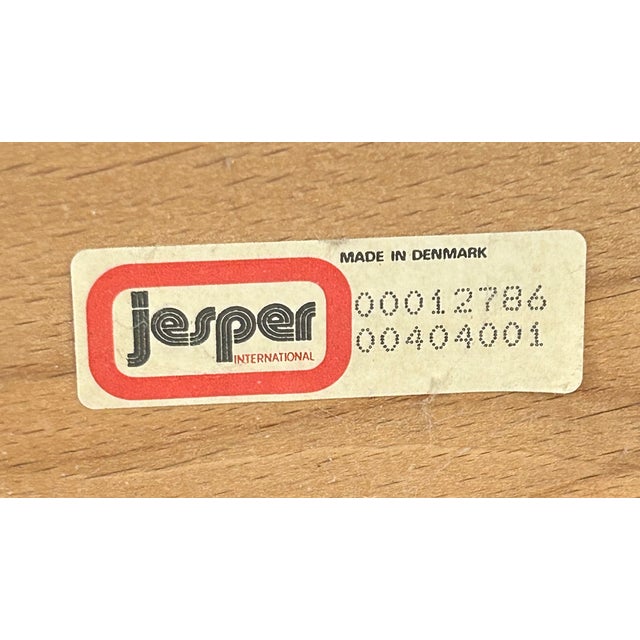 Mid-Century Modern Vintage Jesper International Danish Teak Hanging Wall Cabinet For Sale - Image 3 of 6