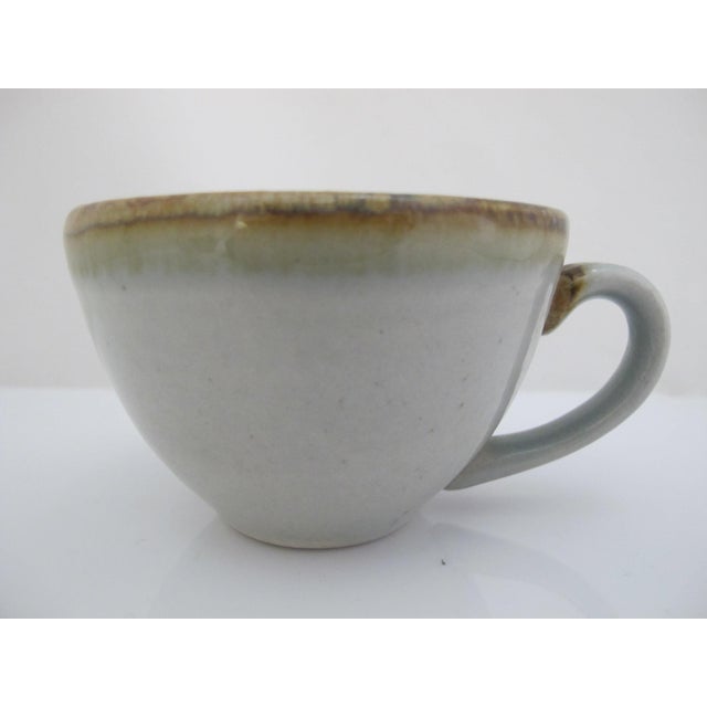 Ken Edwards El Palomar Flower Tonala Mexico Folk Art Stoneware Cup & Saucer For Sale In Portland, OR - Image 6 of 13