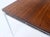 Floating Rosewood Top Chrome Stainless Base Square Side End Coffee Table For Sale - Image 12 of 13