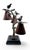 Maitland - Smith Maitland Smith Bronze 3-Light Table Lamp With Birds For Sale - Image 4 of 15