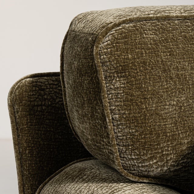 Mid-Century Modern 1970s Italian Upholstered Sofa For Sale - Image 3 of 13
