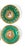 Victorian Sevres Antique Porcelain Portrait Plates by d'Humbert Green Plate 394 - Set of 4 For Sale - Image 3 of 3