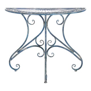 Annalise Accent Table - Mossy Blue For Sale