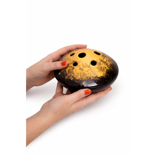 Original vintage ikebana vase produced by bodrogkerámia, hungary, dating from the 1960s–1970s. The original bodrogkerámia...