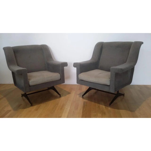 Set of Mid-Century Armchairs For Sale - Image 6 of 8