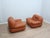 Indulge in the ultimate expression of 1970s italian lounge culture. This pair of sapporo armchairs, designed and...