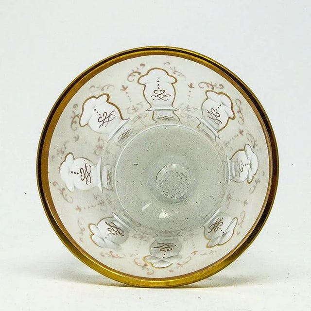 19th Century Biedermeier Water Chalice, Austro-Hungarian Empire For Sale - Image 4 of 10
