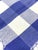 Vintage Blue & White Gingham Cotton Napkins With Fringe, Set of 6 For Sale In Louisville - Image 6 of 8