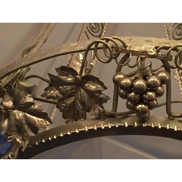 French Art Deco Chandelier With Grapes Motif For Sale In New York - Image 6 of 6