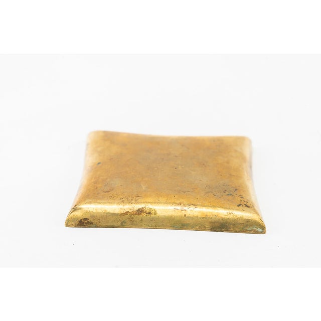 Mid-Century Modern Hammered Ashtray, Vienna, Austria, 1950s For Sale - Image 3 of 9