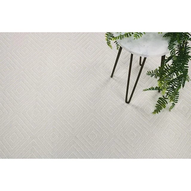 Casa Cosima Sample - Natural Rugs Brentwood Snow Wool Rug For Sale - Image 4 of 5