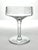 American 1940s Vintage Set of 7 Coupe Optic Etched Flower Champagne Glasses For Sale - Image 3 of 5