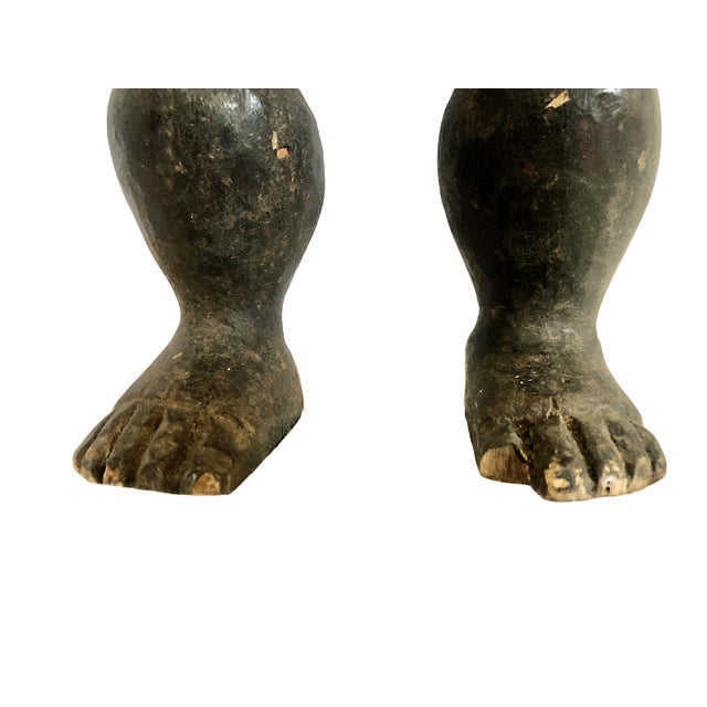Central African Carved Wood Ritual Male Figure For Sale - Image 10 of 16