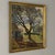 Framed Oil Painting on Canvas by Victor Mullie 'Farmyard Beneath the Trees' For Sale - Image 4 of 16