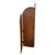 Yellow 1950s Restored 3-Panel Art Deco Palm Frond Design Rattan Mirror Folding Screen For Sale - Image 8 of 8