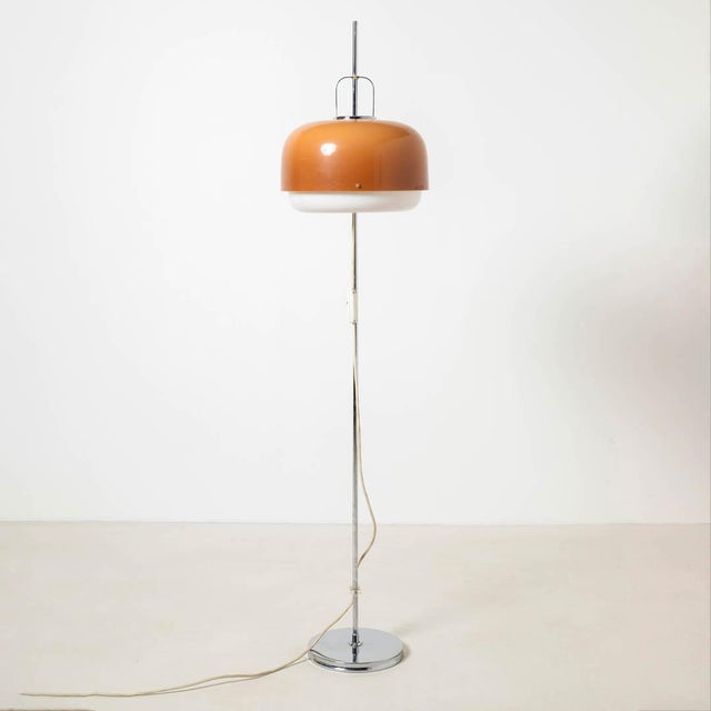 Space Age floor lamp designed by Luigi Massoni in 1966. Produced by MEBLO (under licence from Iguzzini) in Yugoslavia in...