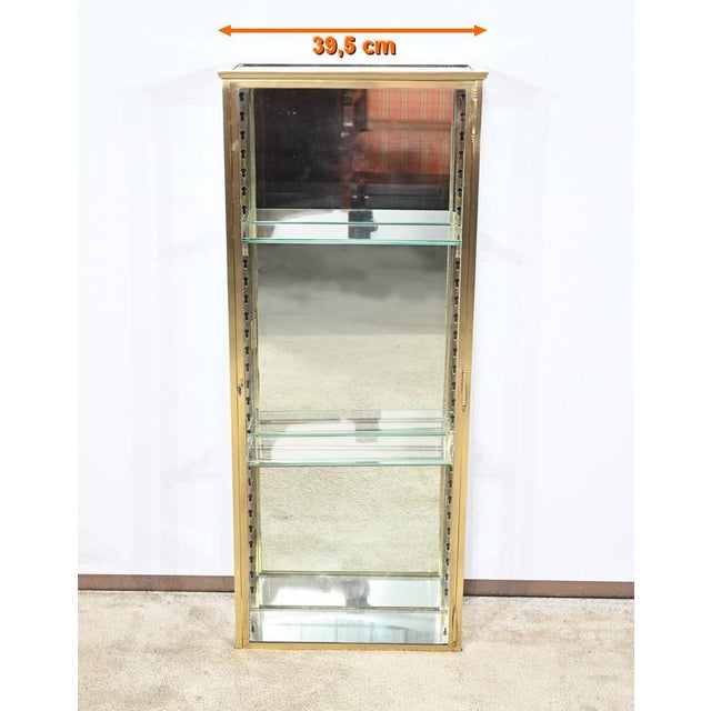 Small Brass Display Case, 1930s For Sale - Image 18 of 18
