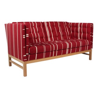 Two-Seat Sofa Model Ej315 in ​​savak Wool and Oak by Erik Jørgensen, 2000s For Sale