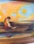 Painting on Canvas 1967, “Alone and Forsaken," a Well-Known Moody Scene Often Attributed to Heinrich Vosberg For Sale - Image 4 of 9