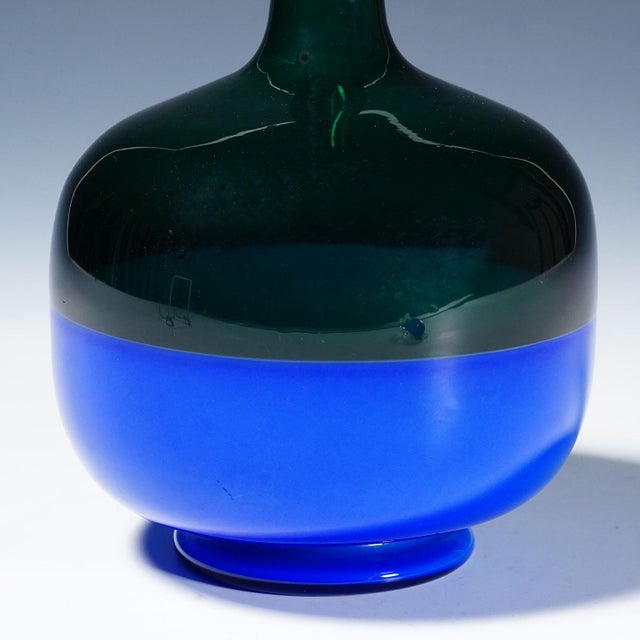 Art Glass Bottle Morandiana by Gio Ponti for Venini Murano For Sale - Image 9 of 11