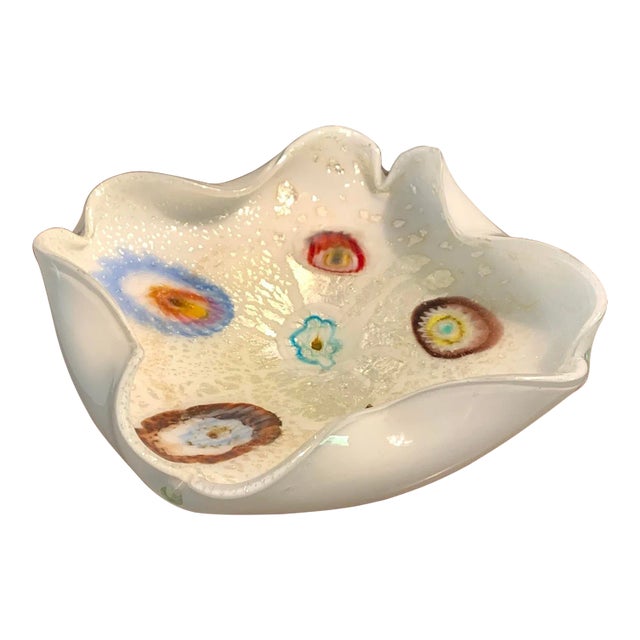 Murano Glass "Tutti Frutti" Bowl For Sale