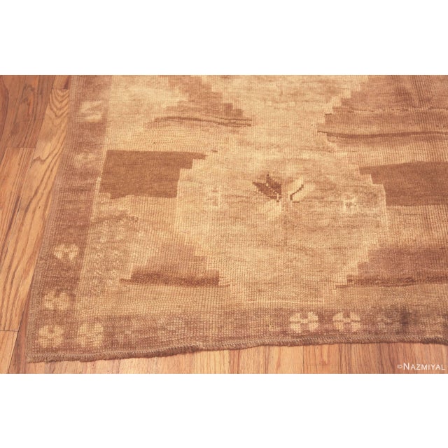 Beautiful Room Size Decorative Vintage Turkish Kars Area Rug, Origin: Turkey, Circa date: Vintage