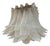 Murano Chandelier with 32 Transparent Felci Glasses, 1990 For Sale