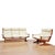 1970s Vintage Scandinavian Design Sofa Set by Soda Galvano for Lied Mobler- 2 Pieces For Sale - Image 4 of 12