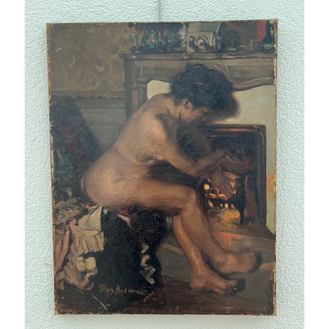 Painter and sculptor born in Morges in 1879 and died in Lausanne in 1938. This piece has an attribution mark, I am sure...