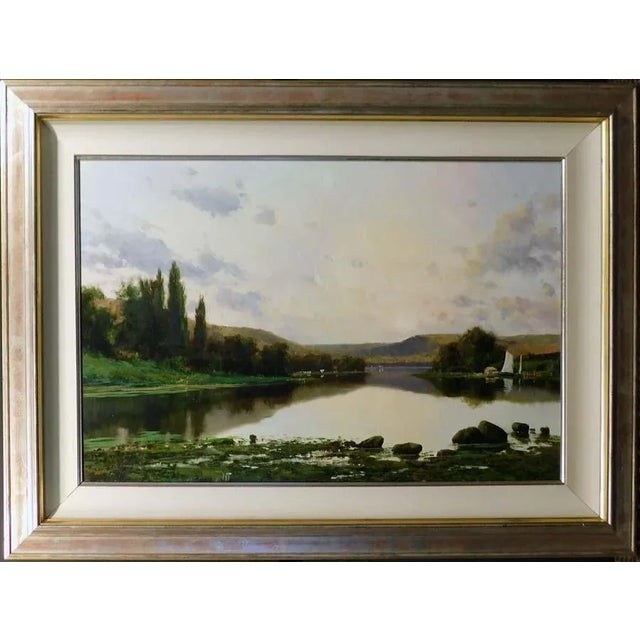 Joan Colomer "Lake Placid" Original Oil Painting on Canvas For Sale - Image 12 of 12