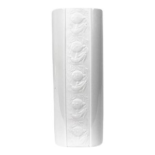 Bjørn Wiinblad Rosenthal Studio-Linie White Porcelain Relief Vase Circa 1961–1975 For Sale