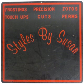 "Styles by Susan" Sign For Sale