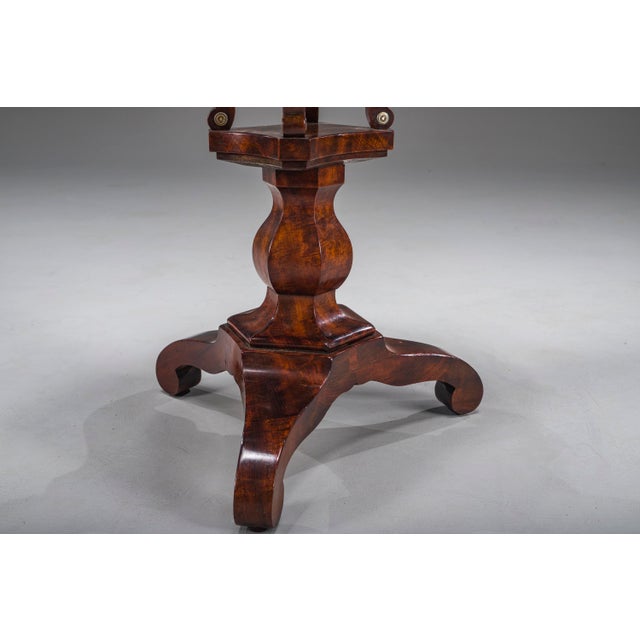 Biedermeier Sewing Worktable in Mahogany, 1850 For Sale - Image 13 of 17