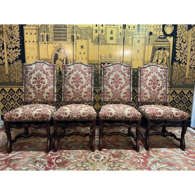 Louis XIII Sheep Bone Chairs, Set of 4 For Sale - Image 10 of 10