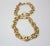 Art Nouveau Vintage Gilt Metal Decorative Chains - a Pair For Sale - Image 3 of 7